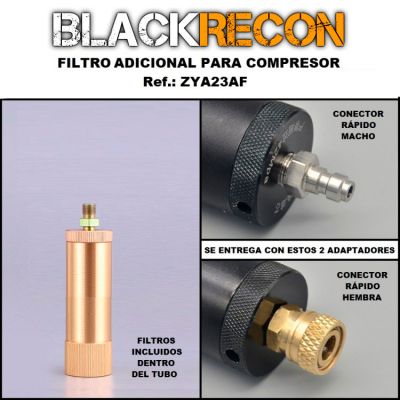 Filtro de aire con conectores para Bombas manuales y Compresor PCP