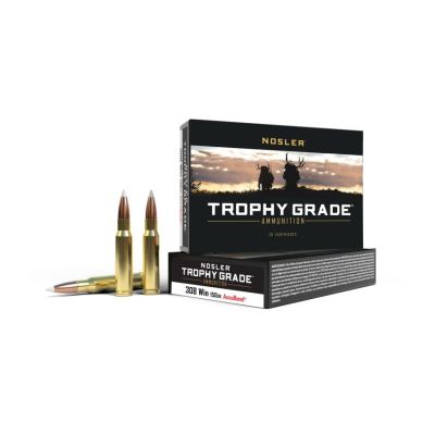 Munici&oacute;n Nosler 308 Win Accubond Trophy Grade 150gr