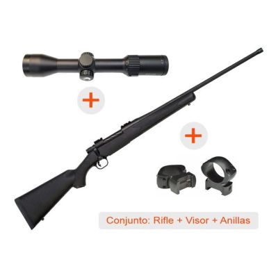 Pack rifle MOSSBERG Patriot Synthetic .338 Win Magnum + Visor avistar 1.5-6x42 + anillas
