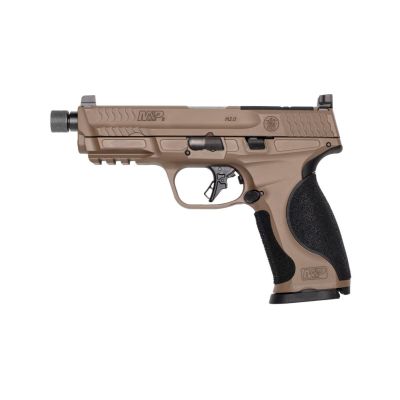 Pistola SMITH & WESSON M&P9 M2.0 Metal OR FDE 4.6" ca&ntilde;&oacute;n roscado 9mm Parabellum