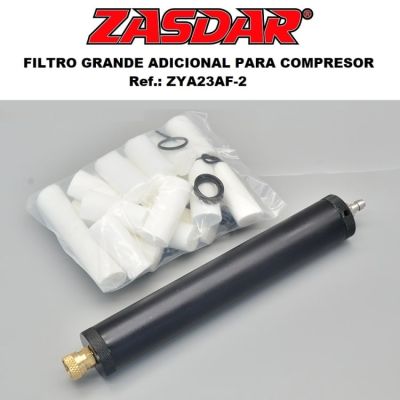 Filtro de aire grande para compresores pcp con latiguillo foster