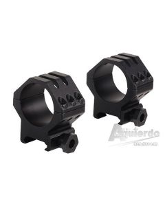 Anillas Tactical. 30mm Baja Negra Mate imagen 1