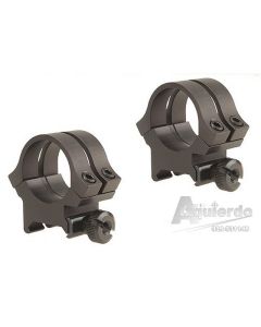 Anillas Quad Lock. 1" Alta Negra Mate imagen 1