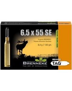 Cart. Brenneke Cal. 6,5X55 SE-130gr TAG 20un imagen 1