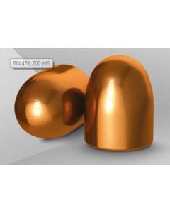 Puntas Cal. 45 (.451) 200gr RN H&N Cobreadas imagen 1