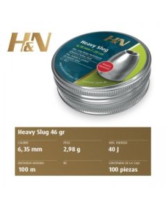 Balines H&N slug HP heavy 6,35 mm .250 - 2,98 g.