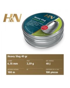 Balines H&N slug HP heavy 6,32 mm .249 - 2,59 g.