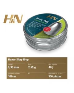 Balines H&N Heavy Slug 6,32 mm (.249) - 2,59 g. / 40 gr.