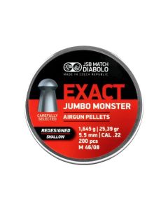 Balines JSB Exact Jumbo Monster Redesigned Shallow 5,52 mm 25,39 gr - 200 unidades