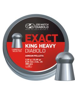 Balines JSB Exact King Heavy 6,35 mm 33,95 gr - 150 unidades