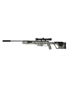 Carabina de muelle Norica Dead Eye Max Camo 5,5 mm - PACK visor y bípode