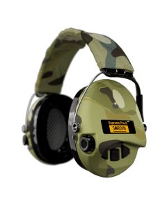 Cascos protección auditiva Sordin Supreme Pro X Led (Banda textil camuflaje)