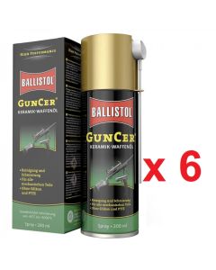 guncer aceite spray 200 ml de ballistol en caja de 6 uds.