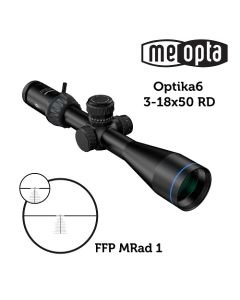 Visor Meopta Meopro Optika6 - 3-18x50 FFP - RD Mrad 1