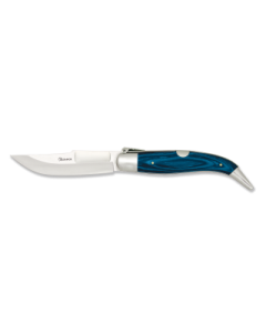 Navaja teja inoxidable albainox mango stamina azul 6.5 cm
