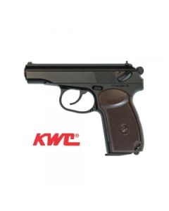 Pistola KWC Makarov PM fullmetal con blowback - 4,5 mm Co2 BBs acero