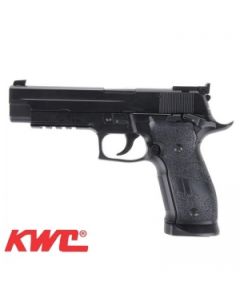 Pistola KWC P9 fullmetal con blowback - 4,5 mm Co2 BBs acero