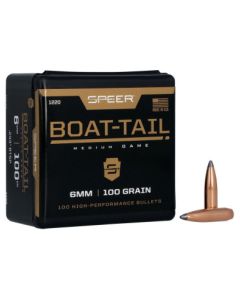 Projéteis Speer Boat-Tail .243" - 100 gr