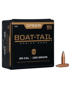 Projéteis Speer Boat-Tail .257" - 120 gr