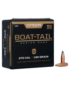 projéteis speer boat-tail .277" - 130 gr