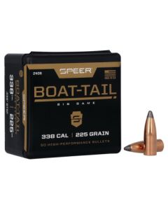 Projétil para  munição  Speer Bolas T-Tail 338 - 225 Grains