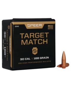 Projéteis Speer Target Match .308" - 168 gr