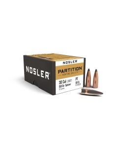 Puntas Nosler calibre 30 Spitzer Partition 150gr - 50 unidades