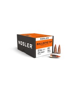 Puntas Nosler calibre 22 Ballistic Tip Varmint 40gr 100uds