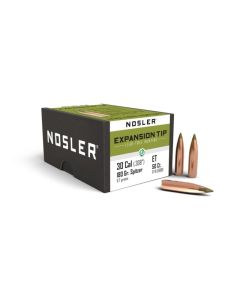 puntas nosler calibre 30 e-tip 180gr 50uds sin plomo