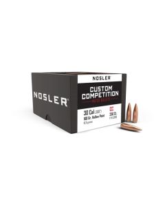 Puntas Nosler calibre 30 HPBT Custom Competition 168gr 250uds