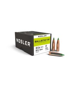 Puntas Nosler calibre 30 Spitzer Ballistic TIP Hunting 180gr
