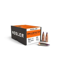 puntas nosler calibre 6mm .243 ballistic tip varmint 70gr 100uds