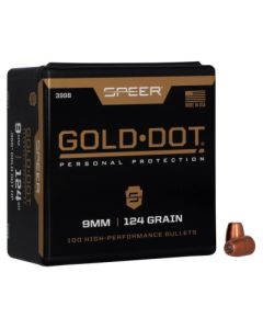 Puntas de recarga Speer Gold Dot HP .355" - 124 gr