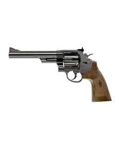 revolver co2 smith & wesson m29 6,5 4,5mm balines blue polish