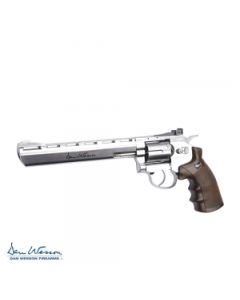 Revolver dan wesson 8" silver - 4,5 mm Co2 bbs acero