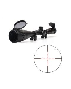 visor zasdar 6-24x50 mm ao ret. mildot iluminada - tubo 1 pulgada
