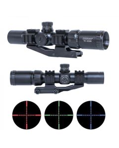 Visor táctico zasdar 1.5-4x30 Mildot RGB iluminada