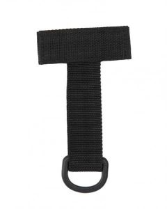 Adaptador MOLLE velcro con anilla Mil-Tec Negro
