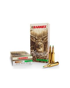 Munición Barnes 243 Win Harvest Collection Sierra Tipped GameKing 90 grains