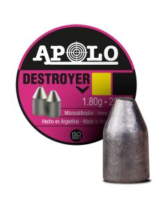 Balines Apolo destroyer 5,5 mm (.22) 1.80 g - 100 unidades