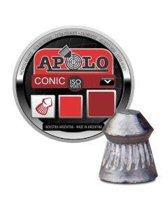 Balines Apolo conic 4,5 mm (.177) 0,46 g con 200 unidades