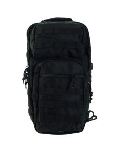 Bandolera Mil-Tec One Strap Assault LG Negra imagen 2