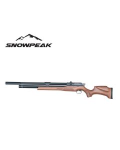 Carabina PCP Snowpeak M25 madera con regulador 6.35 mm