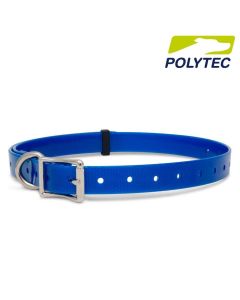 Collar para perro Polytec 16mm Azul Eléctrico

