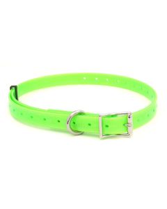 Collar para perro Polytec 16mm Verde Fosforito
