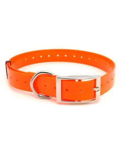 collar para perro "polytec" 25mm naranja