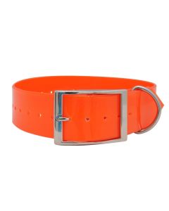 Collar para perro "Polytec" 38 mm Naranja Fosforito