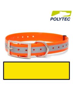 Collar reflectante para perro "Polytec" 25mm Amarillo