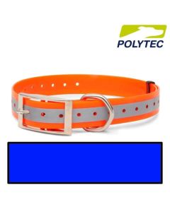 Collar reflectante para perro "Polytec" 25mm Azul Eléctrico