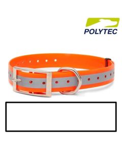Collar reflectante para perro "Polytec" 25mm Blanco